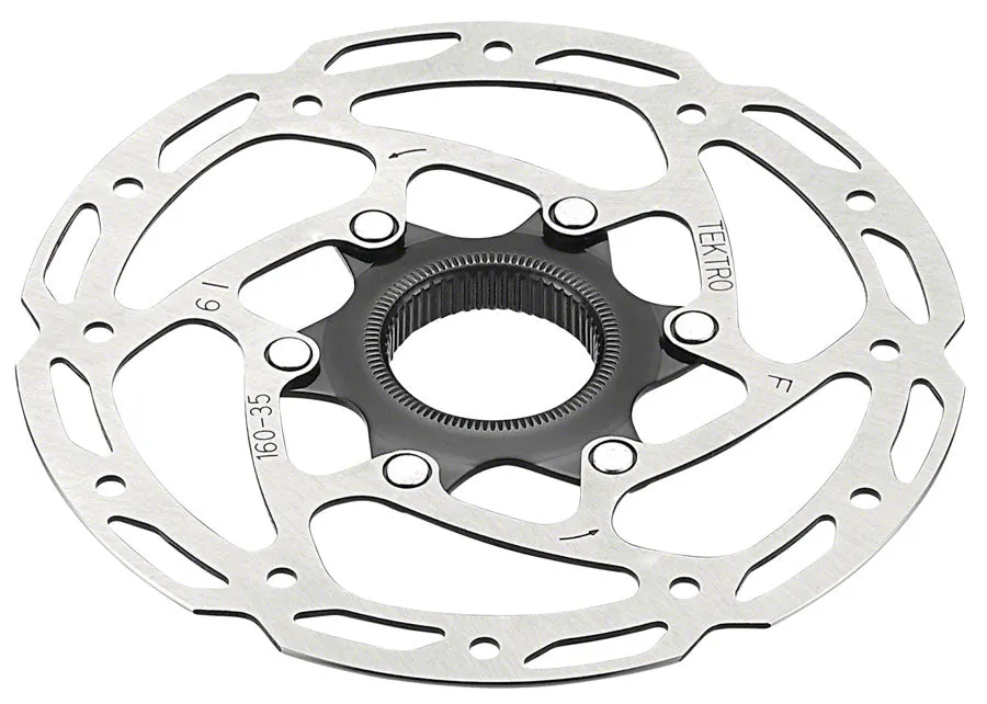Tr140-35 Disc Brake Rotor - 140mm, Center-lock, Silver