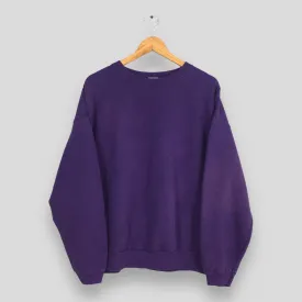 Tultex Plain Purple Sweatshirt XLarge