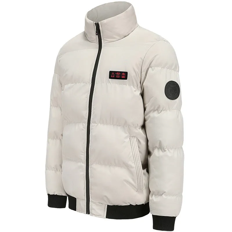 USB Heating Winter Jacket Outdoor Warm Windproof Cotton Padded | Brodtica.com