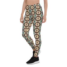 Water Tribal Pattern Leggings