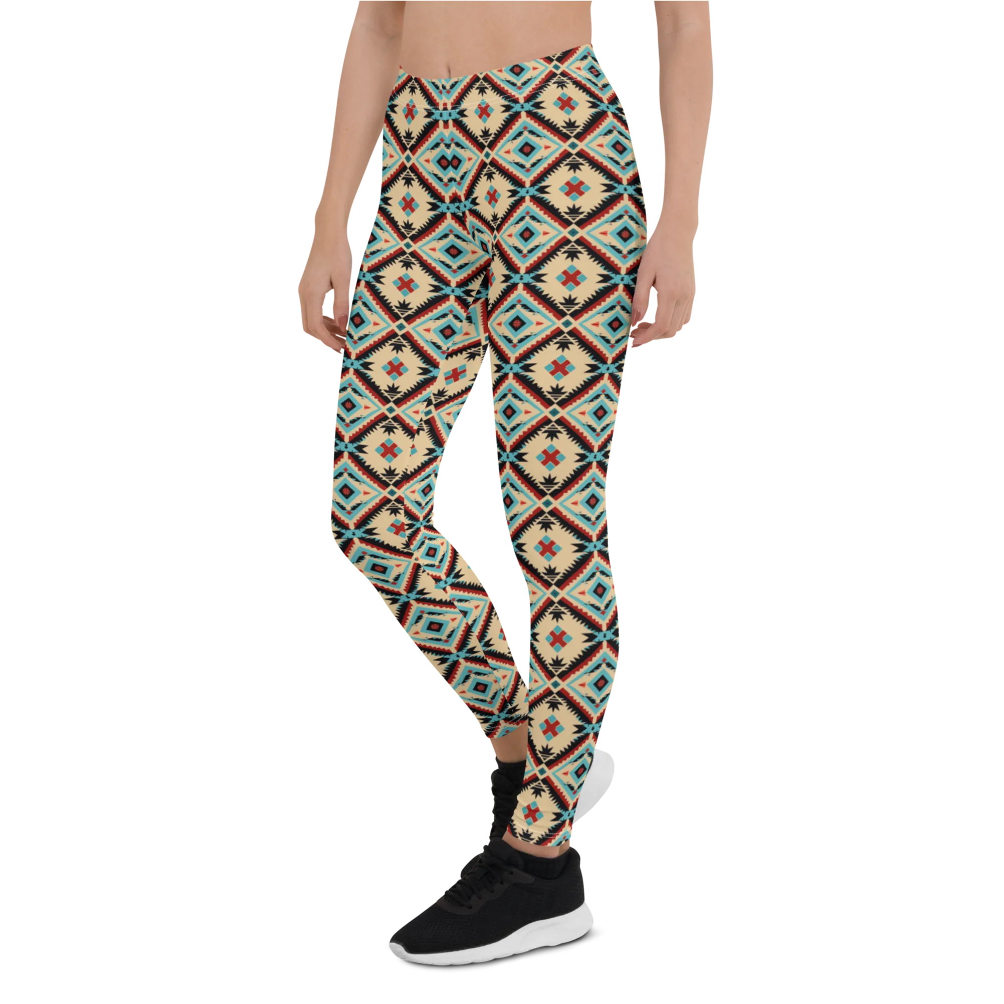 Water Tribal Pattern Leggings