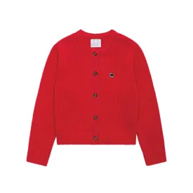 Women's Cashmere Sheep Cardigan Diana Red